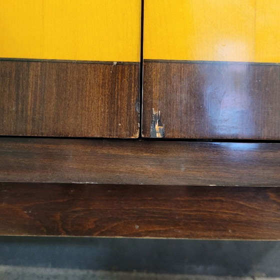 Image 1 of Meuble bar Art déco, palissandre et citronnier, années 1940 – France