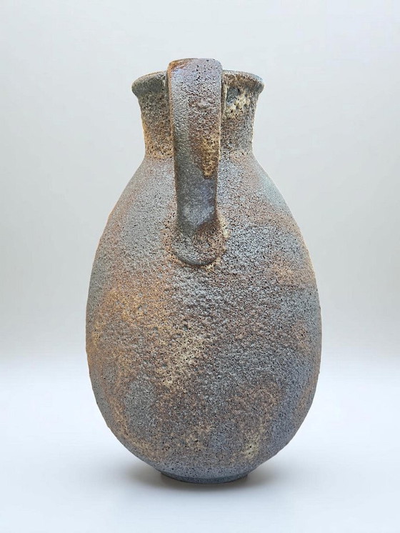 Image 1 of Brocca in ceramica Scheurich Vintage Studio, modello 368-50, ceramica lavica/argilla refrattaria fatta a mano in colore naturale