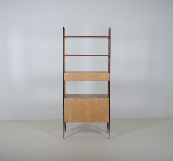 Image 1 of Italian freestanding wall rack by ISA Bergamo, 1950s