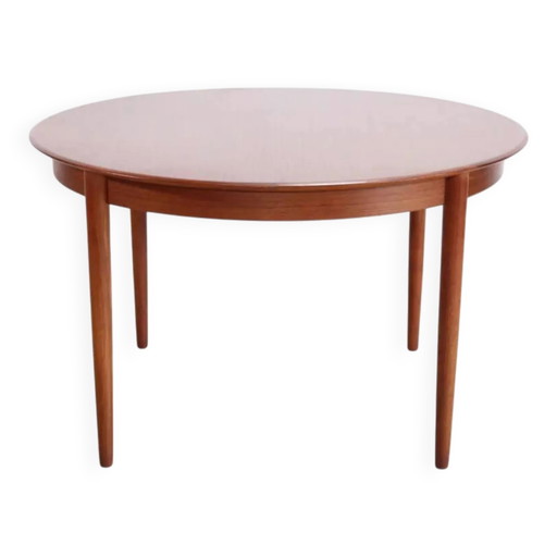 Vintage Danish design teak round dining table – eettafels, Scandinavian