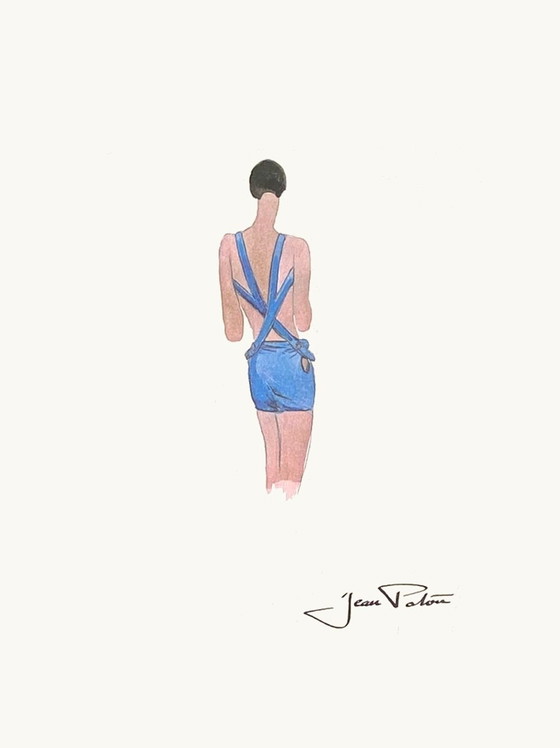 Image 1 of Jean PATOU Dessin de Mode I serigrafía 1996