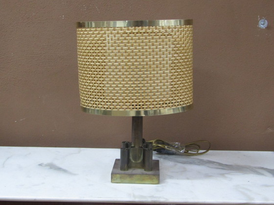 Image 1 of vintage brass lamp