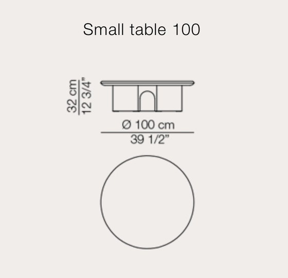 Image 1 of Arflex Arcolor 100cm travertino Romano LP 2025 € 5.218,-