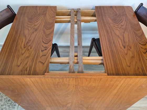 Image 1 of Danish Mid-century dining table | extendable & teak (120-198cm)