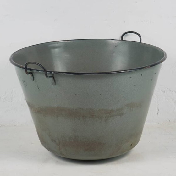 Large antique metal cauldron (c.1920) – Decorative Objects, Rustic (photo 5 of 9)