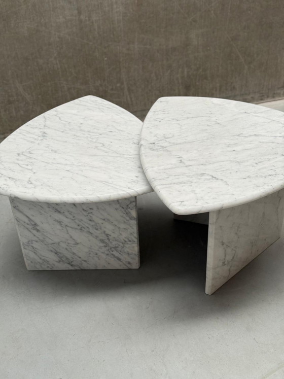 Image 1 of Vintage Carrara marmeren mimiset - salontafels