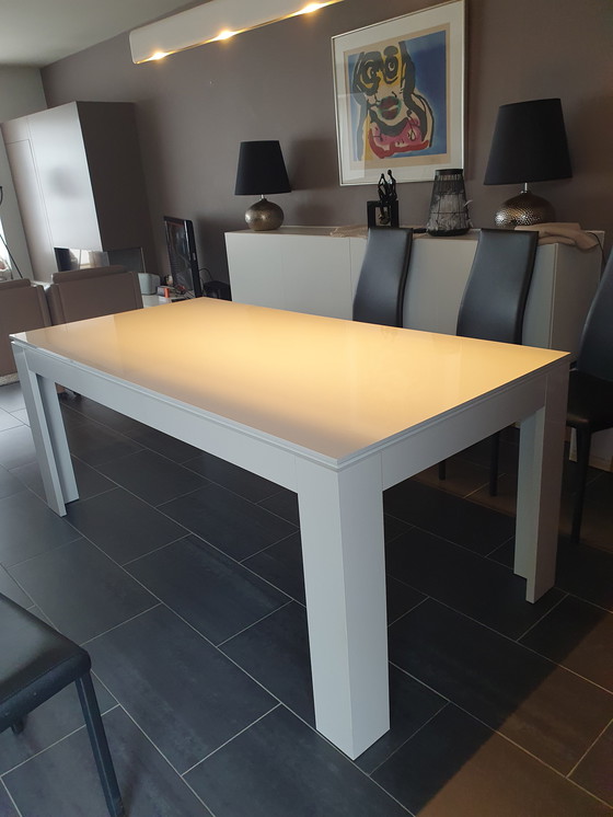 Image 1 of rectangular dining table for 6 to 8 people