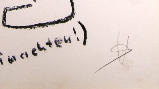 Image 1 of Christmas/Popeinachten (nix drin) von Helge Schneider, Signierter Giclee Druck