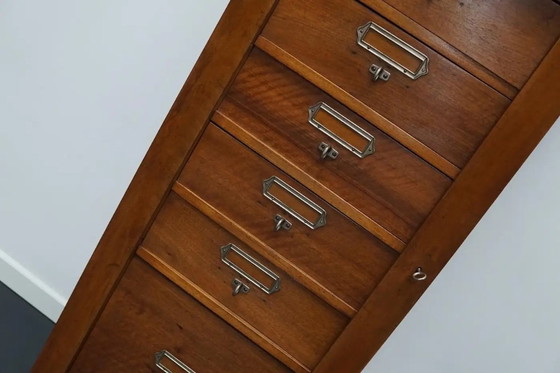 Image 1 of Französischer Aktenschrank oder Kommode aus Mahagoni, 1930er