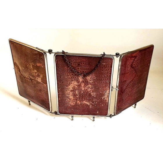 Image 1 of Vintage Art Deco travel triptych mirror