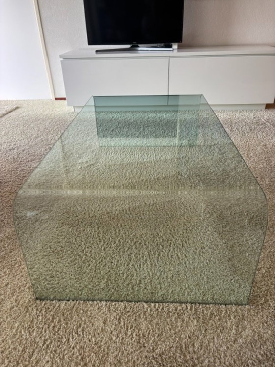 Curved glass Coffee table Italy 80s/90s (photo 3 of 5)