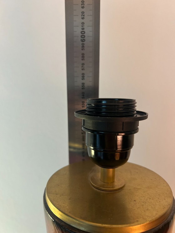 Image 1 of Large statement accent lamp made of Bay ceramic vase – model 608-45 (design: Bodo Mans)