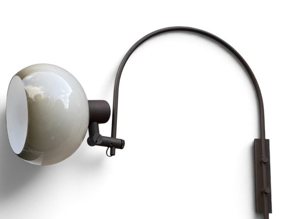 Dijkstra Mushroom Arc Wall light | Space Age | Dutch Design | 1970s | Top Condition, Dijkstra Lampen, Plastic (photo 6 of 15)