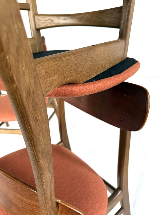 Image 1 of 4x gerestaureerde eetkamerstoel, Farstrup Møbler ‘60