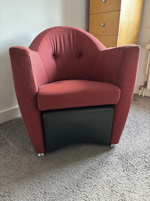 Leolux Carabita 2x with ottomans