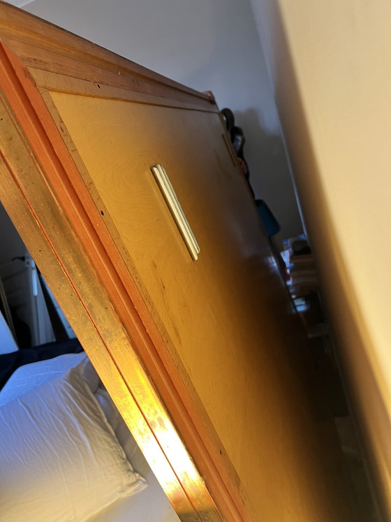 Image 1 of Limitierte Auflage: Kopfteil aus Art-Deco-Holz und Intarsien