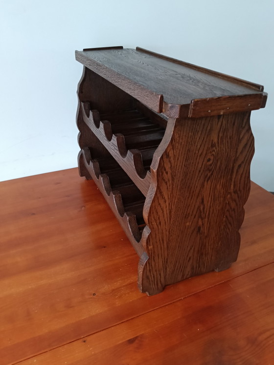 Wijnrek Massief Eiken – Wood (photo 5 of 6)