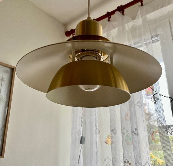 Image 1 of Vintage 1980s Belid Ceiling Lamp - Swedish Scandinavian