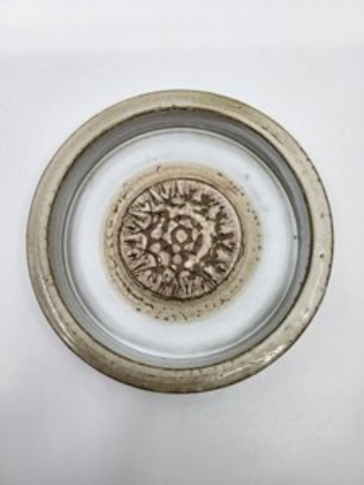 Ceramic trinket tray in the style of Jacques Pouchain, France, 1950
