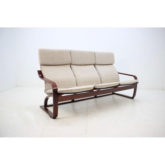 Image 1 of Vintage 3-seater sofa Bentwood by Ton, Czechoslovakia 1980