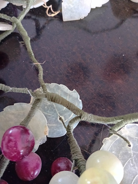 Image 1 of Brocante  druivenranken van glas