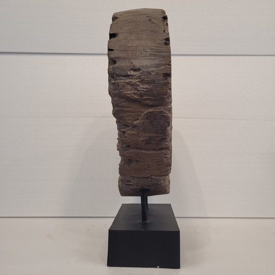 Image 1 of Beeldhouwwerk / Houtsnijwerk "Boeddha", 20e eeuw - Azië