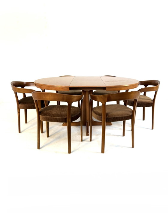 Image 1 of Vintage extendable dining table '60