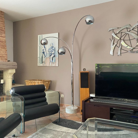 Image 1 of MUGUET floor lamp by Goffredo REGGIANI. 1970.