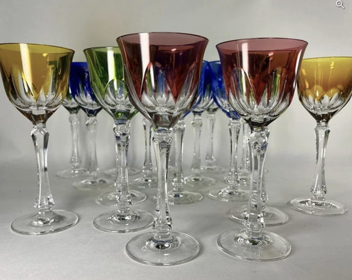 Roemer Vintage Colored Crystal Glass