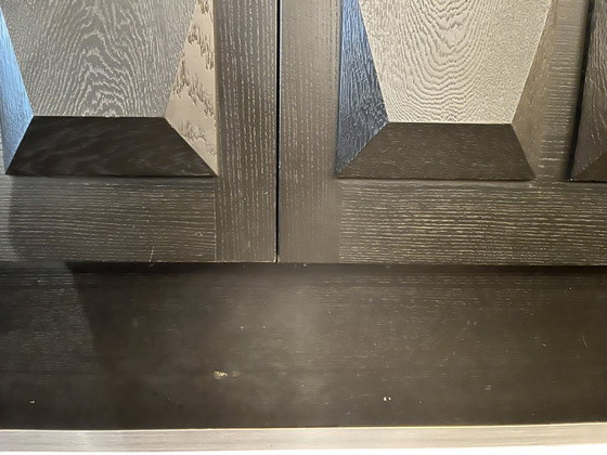 Image 1 of Credenza brutalista nera