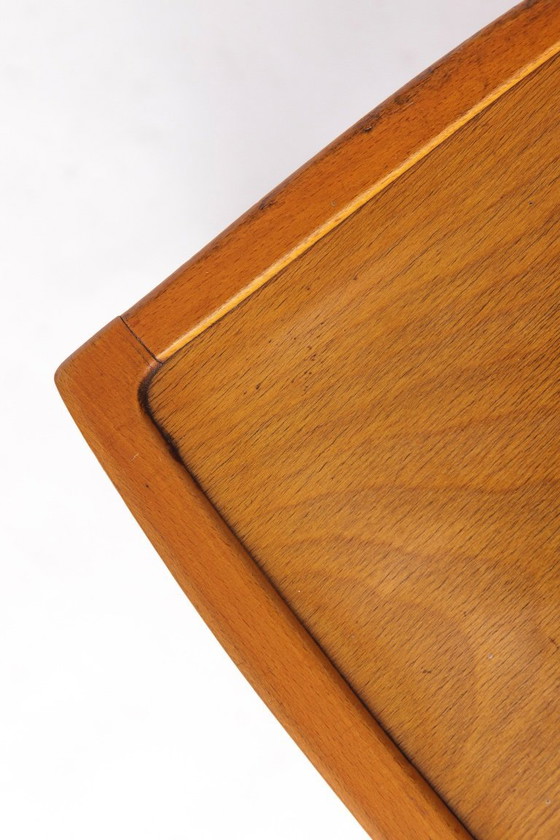 Image 1 of Set of 4 Vintage Frankfurter Chairs, 1960s German Dining Chairs, Beech Wood Frames