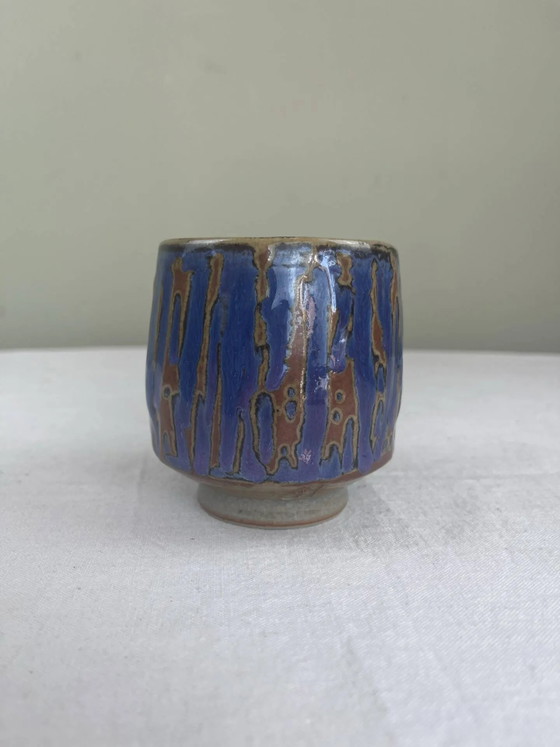 Handgefertigter Steingutbecher – Geschirr, Porcelain, Brutalist (photo 2 of 7)