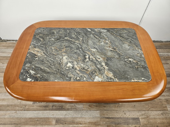 Image 1 of Mesa de centro con tablero de mármol de Hohnert Design, Alemania, 1960