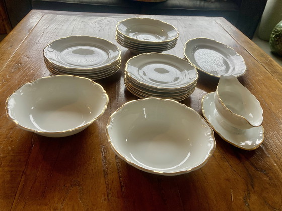 Image 1 of 6 persoons Walbrzych servies totaal 23 stuks 