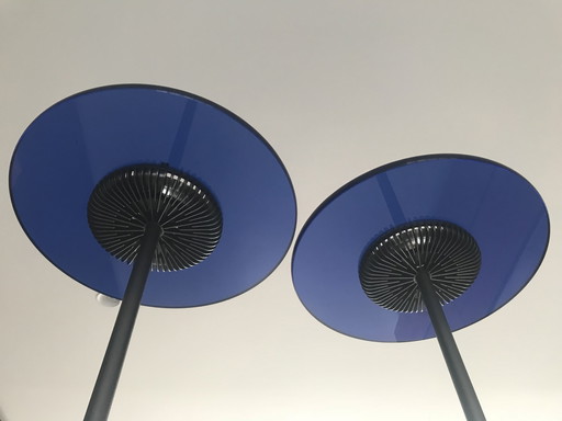 2x design uplighters / floor lamps - CINI & NILS AUREOLA