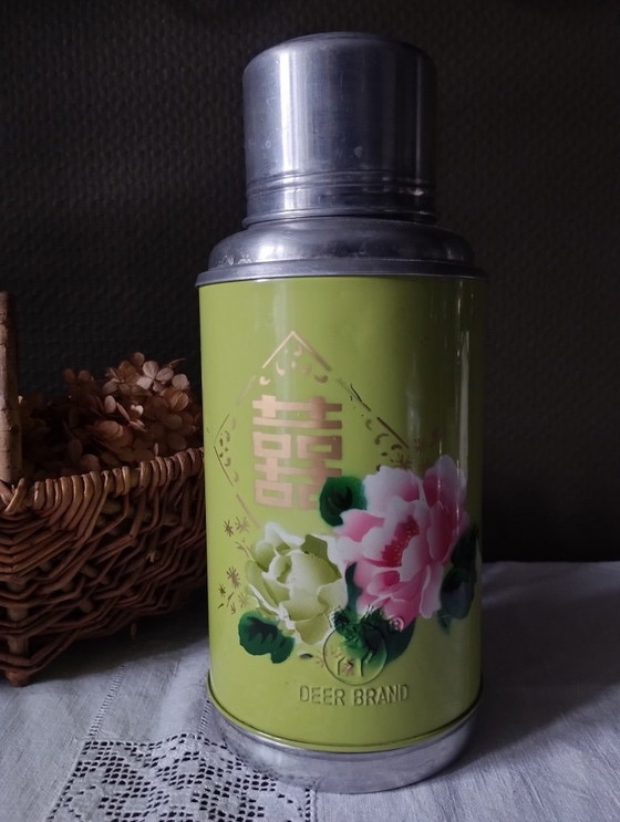 Image 1 of Hertenmerk - Vintage Chinese theethermos