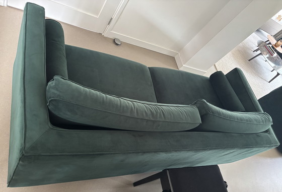 Image 1 of Dunkelgrünes 2,5-Sitzer-Sofa