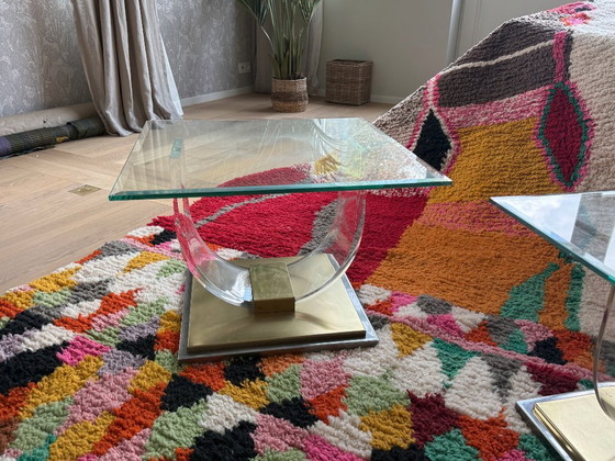 2 Belgochrom Beistelltische – Glass, Plexiglass (photo 2 of 5)