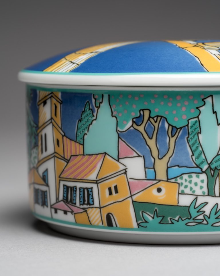 Rosenthal Brigitte Doege Reiseimpressionen Porcelain Box Nr.9