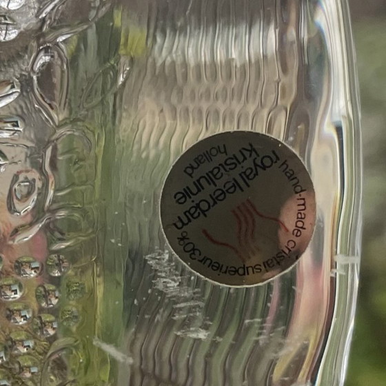 Image 1 of Royal Leerdam - Glass Window Hanger "Junk Market 1979"