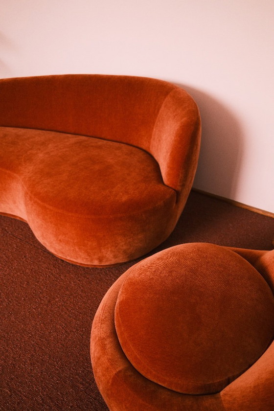 BABETTE Sofa - Sofa Company - Moss Rust - 1-seater – SOFACOMPANY, Armchairs, Polyester (photo 7 of 15)