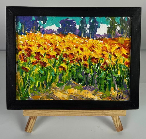 In a Field of Sunflowers