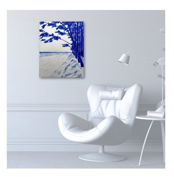 Image 1 of Acrylique Sur Papier Blanc Fabriano 300g. Format 65x50cm.