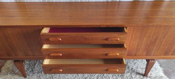 Image 1 of Dressoir van teakhout in Scandinavische stijl - Arnø meubels - jaren 1950/60