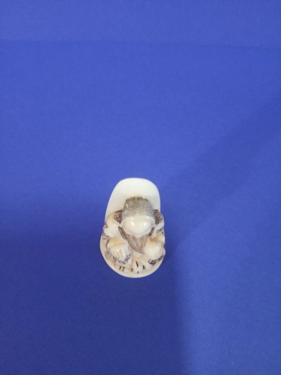 Image 1 of Ivory netsuke from Fukurokuju