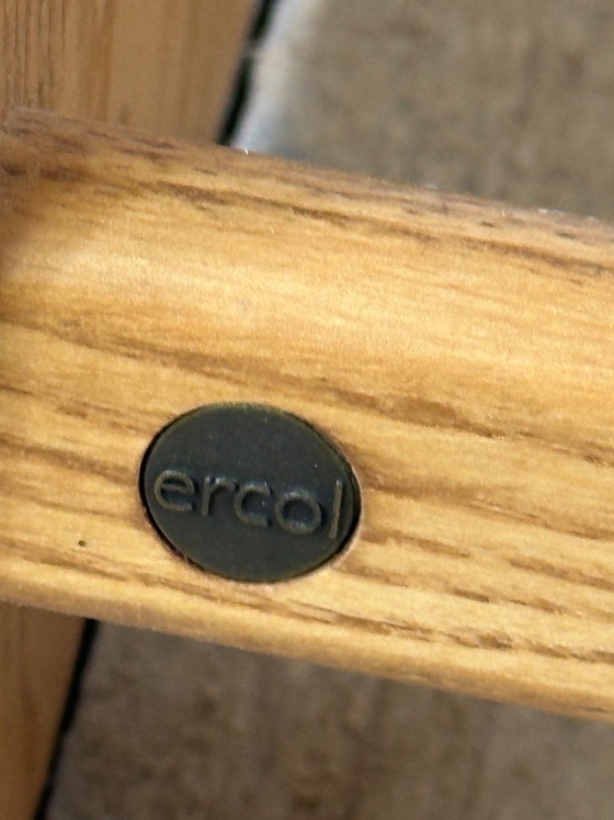 Image 1 of Vintage Ercol bijzettafels van massief iepenhout, 1980