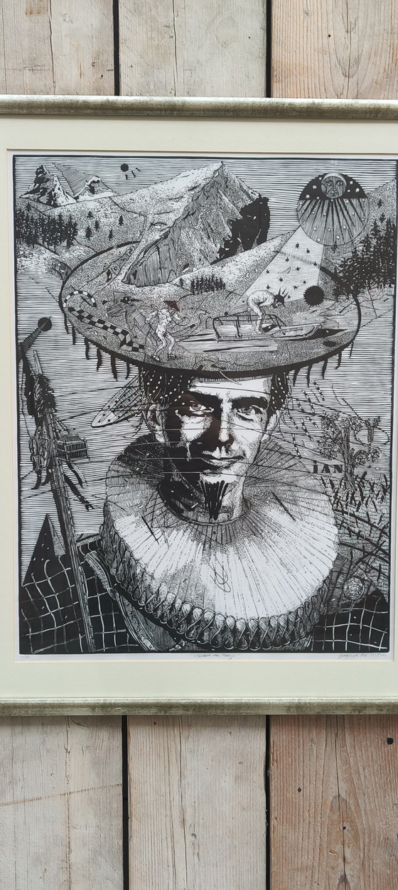 Image 1 of Jerzy Jędrysiak Holzschnitt Hendrick van Prooije