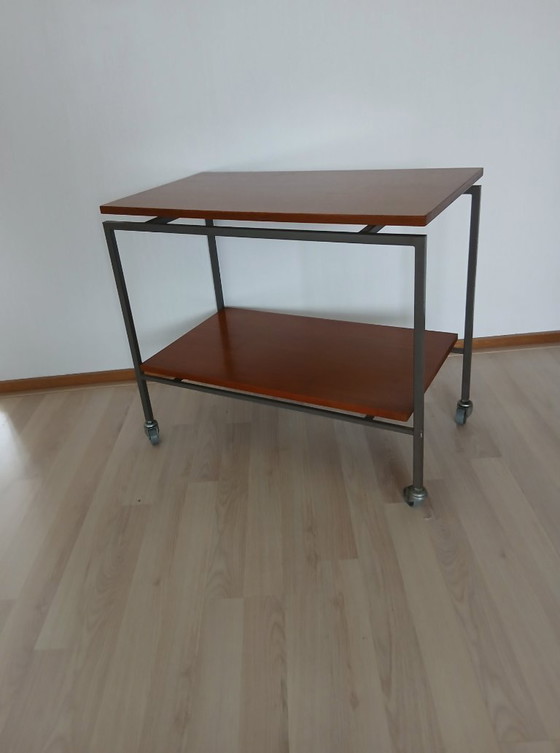 Image 1 of Trolley – Bijzettafel – Stiemsma - Vintage - Teak