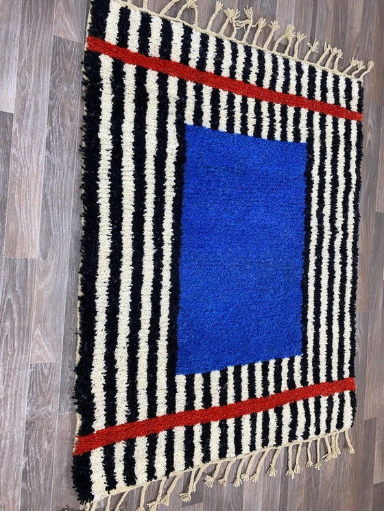 Image 1 of Tapis marocain artigianale en laine 200cmx150cm