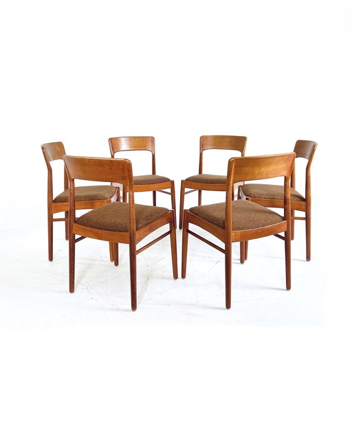 6x vintage dining chair, Henning Kjærnulf '60